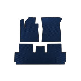 EVA car floor mats (for Grand, 2 rows, Blue) Citroen C-4 Picasso 2013–2022