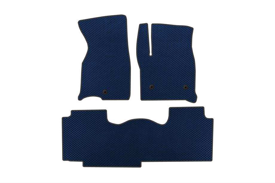 Chevrolet Tahoe 2020- EVA Floor Mats (2 Rows, Blue) Image