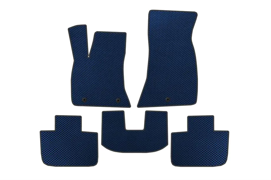 Chrysler C300 2011-2023 EVA Floor Mats V2 (Blue) Image