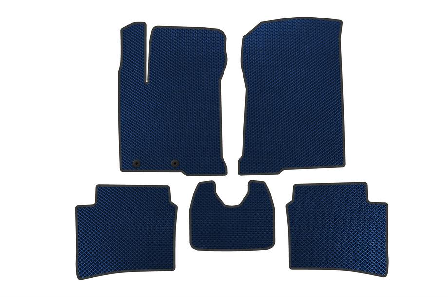 Hyundai Bayon 2021- EVA Floor Mats (Blue) Image