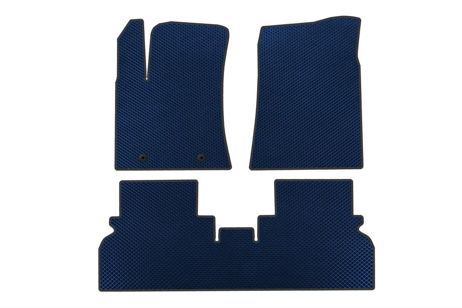 Hyundai Kona 2023- EVA Floor Mats (Electric, Blue) Image