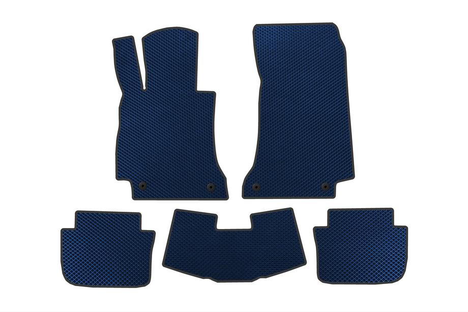 Mercedes E-class W214 2023- EVA Car Mats (Cabrio, Blue) Image