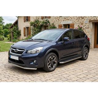 Side Steps Maydos V1 (2 pcs, Aluminum & Stainless Steel) Subaru XV 2011-2017 photo 1