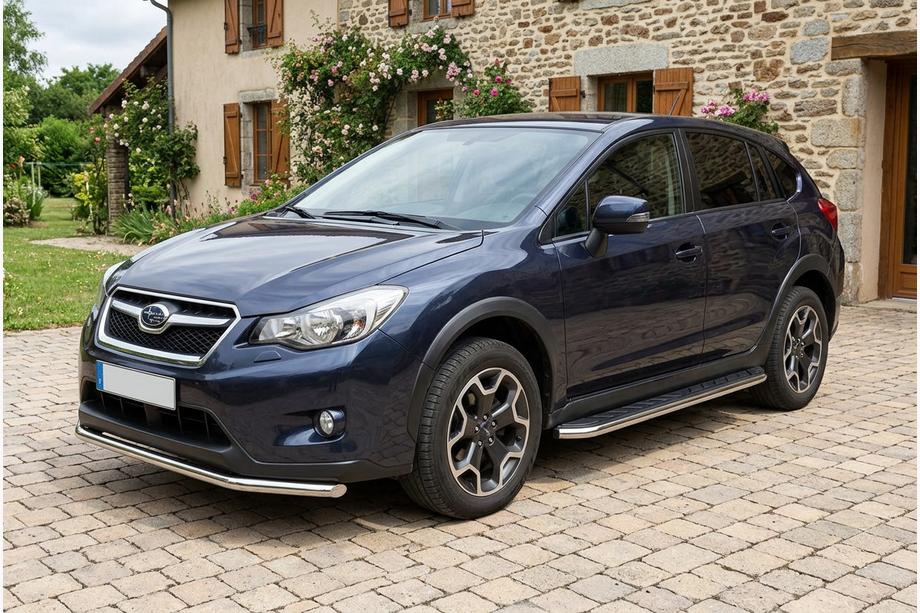 Subaru XV 2011-2017 Side Steps Maydos V1 (2 pcs, Aluminum & Stainless Steel) Image