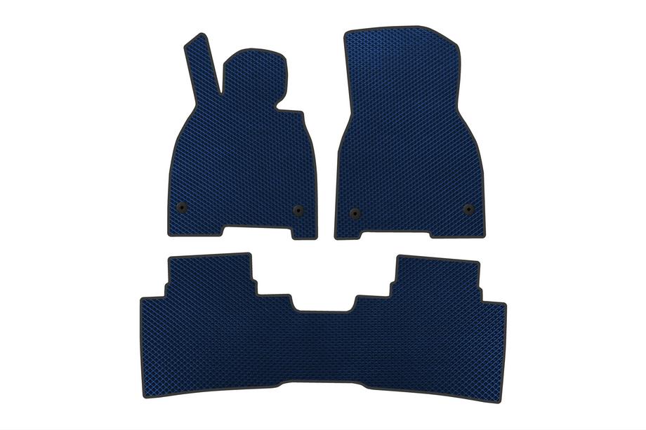 Mercedes EQS 2021- EVA Floor Mats (Blue) Image