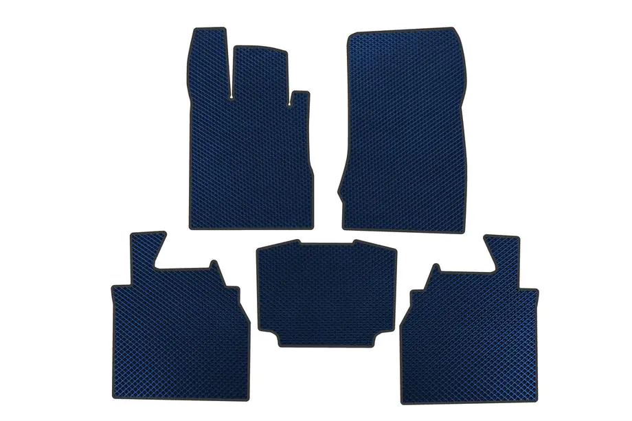 Mercedes S-class W220 1998-2005 EVA Floor Mats (Long, Blue) Image