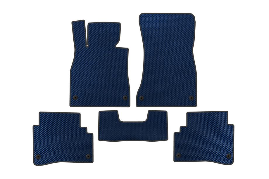 Mercedes S-class W222 2013-2022 EVA Floor Mats (Short, Blue) Image