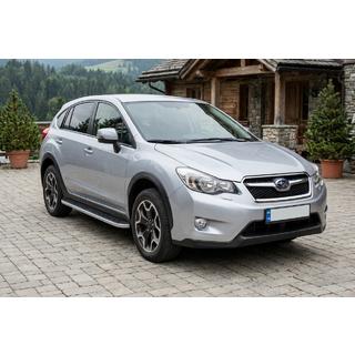 Side Steps Tayga Grey (2 pcs, Aluminum) Subaru XV 2011-2017 photo 1