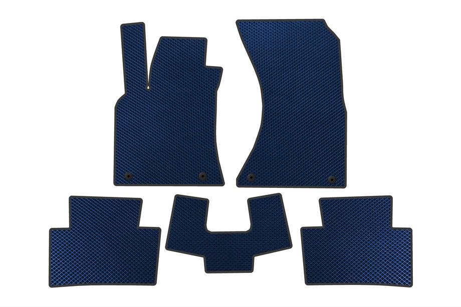 Porsche Macan 2014-2024 EVA floor mats (2019-2024, Blue) Image