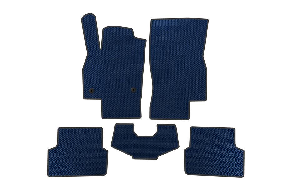 Skoda Fabia 2021– EVA Car Mats (HB, Blue) Image