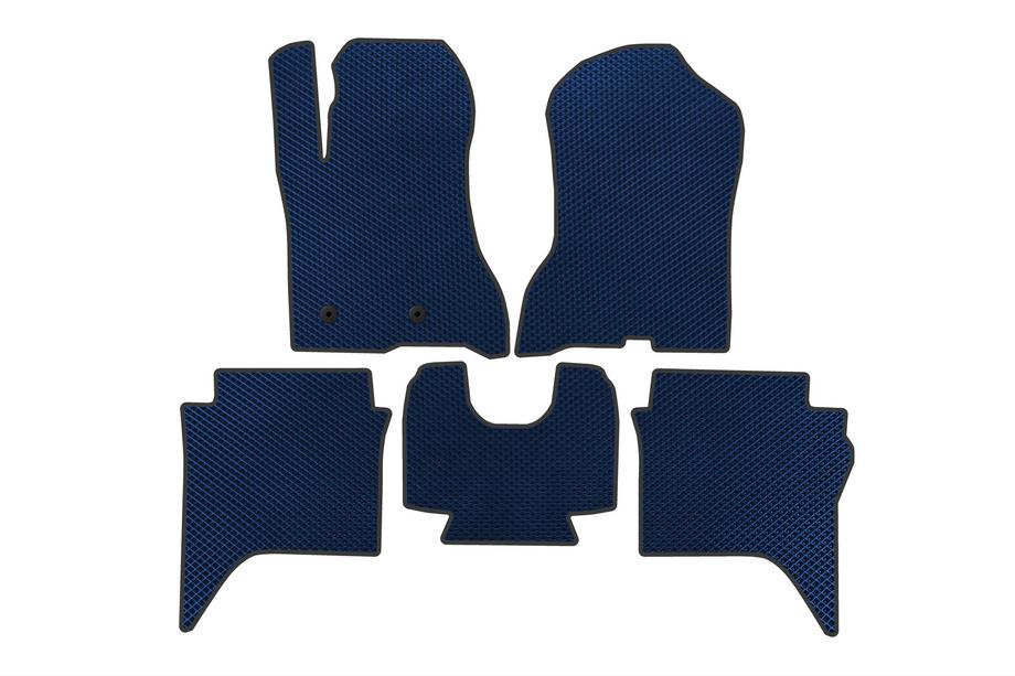 Volkswagen Amarok 2022- EVA Floor Mats (Blue) Image