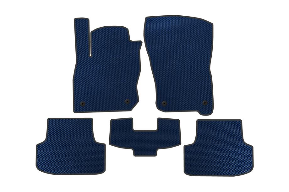 Volkswagen Golf 8 2019- EVA Floor Mats (HB, Blue) Image