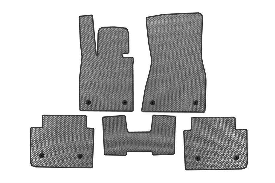 BMW 5/i5 Series G60/G60E/G61 2023- EVA floor mats (for i5 G60E, grey) Photo 1