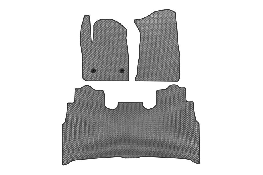 Chevrolet Silverado 2019- EVA Floor Mats (Gray) Image