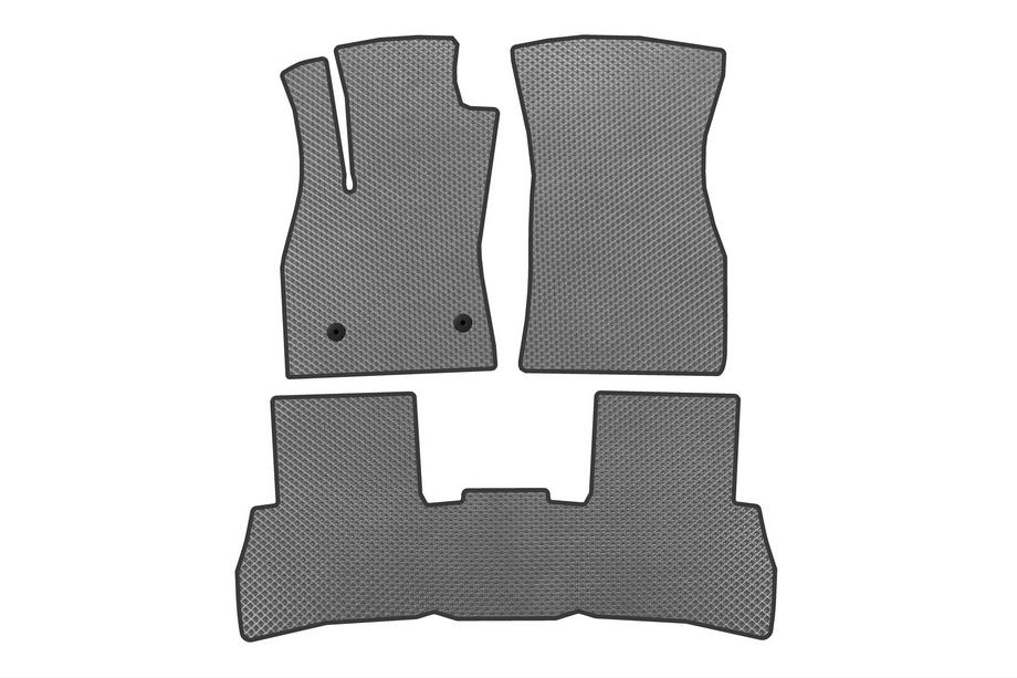 Fiat Doblo II 2010-2022 EVA V2 Floor Mats (2010-2015, Grey) Image