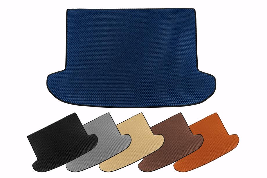 Opel Corsa E 2015-2019 EVA Trunk Mat (Blue) Image