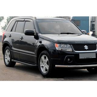 Side Steps Allmond Black (2 pcs, Aluminum) Suzuki Grand Vitara 2005-2017 photo 1