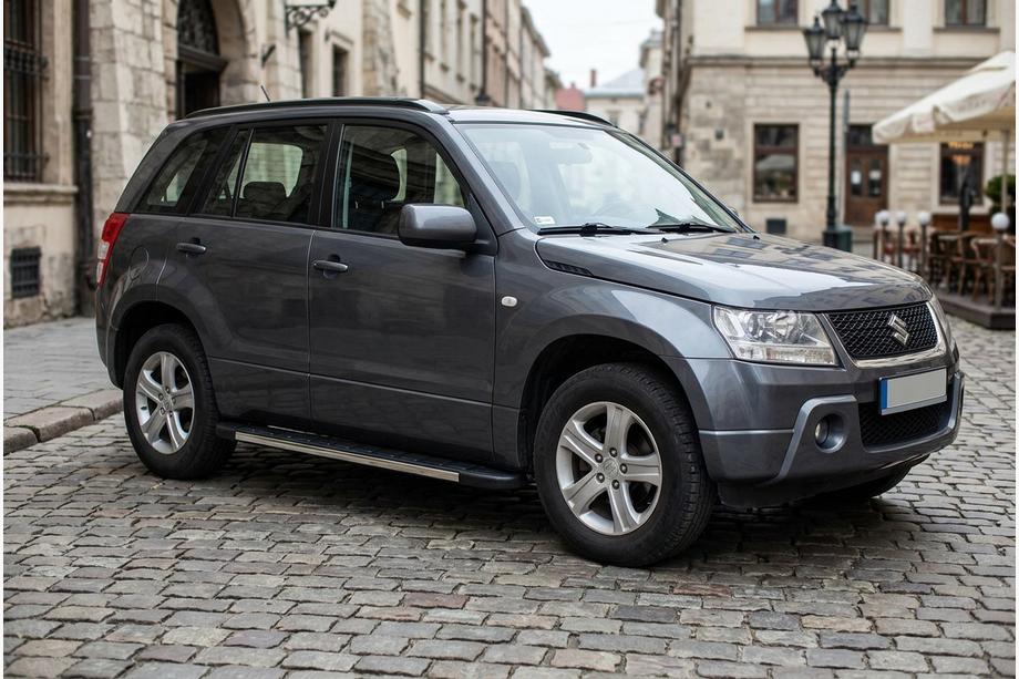 Suzuki Grand Vitara 2005-2017 Side Steps Duru (2 pcs, Aluminum) Image