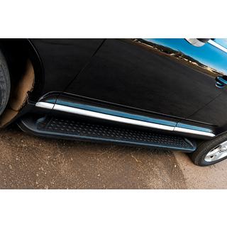 Side Steps Allmond Black (2 pcs, Aluminum) Volkswagen Touareg 2002–2010 photo 1