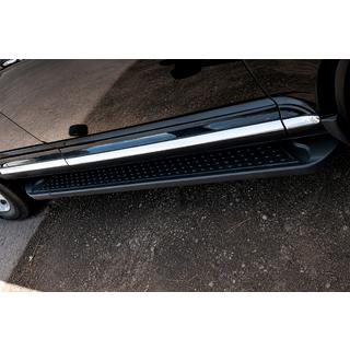 Side Steps Allmond Black (2 pcs, Aluminum) Volkswagen Touareg 2002–2010 photo 2