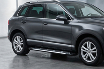 Volkswagen Touareg 2002–2010 Side Steps Sunrise (2 pcs, Aluminum) photo 1