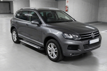 Volkswagen Touareg 2010-2018 Side Steps Line (2 pcs, Aluminum) photo 1