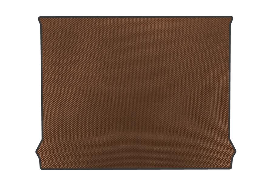Fiat Doblo II 2010-2022 EVA V2 trunk mat (2010-2015, Brown) Image