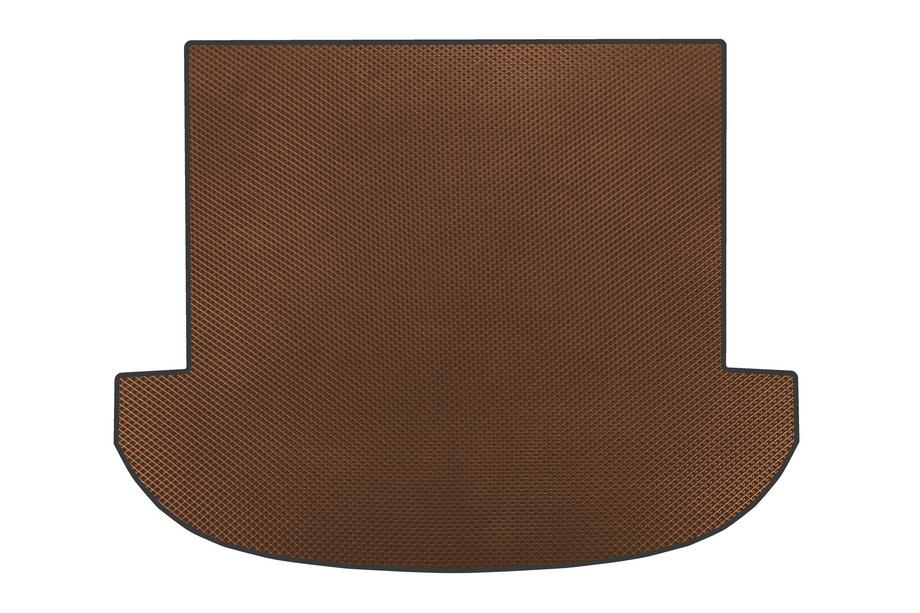 Hyundai Santa Fe 4 2018-2023 EVA Trunk Mat (Brown) Photo 1
