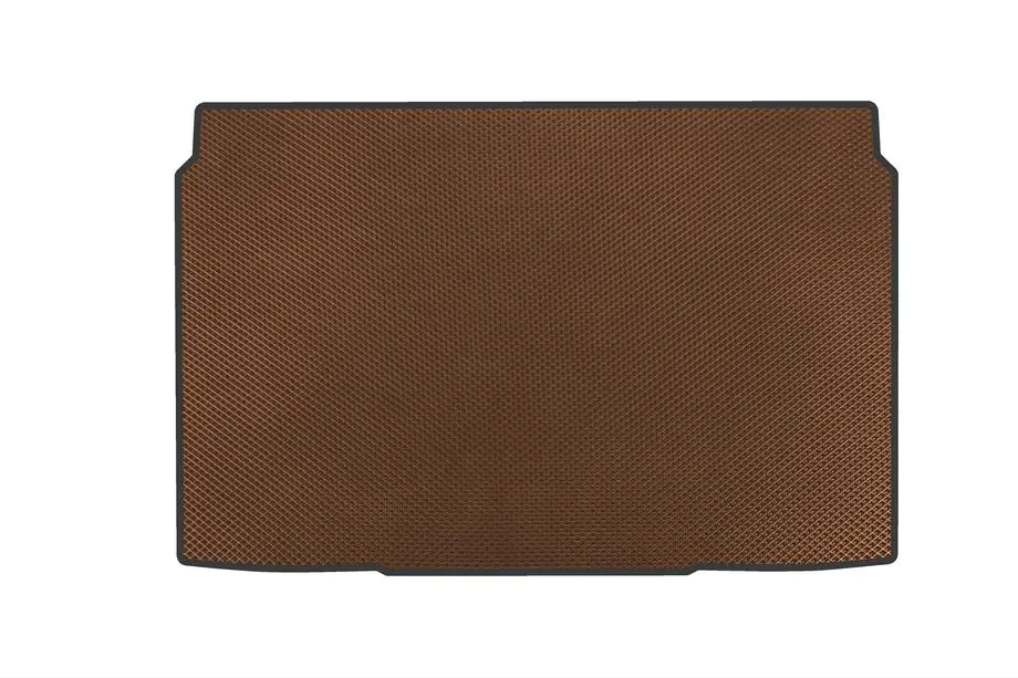 Peugeot 208 2019- EVA Trunk Mat (Petrol, Brown) Image