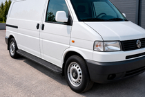Volkswagen T4 Transporter 1990-2003 Side Steps Allmond Black (2 pcs, Aluminum) Long Wheelbase photo 1
