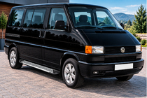 Volkswagen T4 Transporter 1990-2003 Side Steps Line (2 pcs, Aluminum) Long Wheelbase photo 1