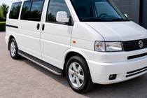 Volkswagen T4 Transporter 1990-2003 Side Steps Tayga Grey (2 pcs, Aluminum) photo 1