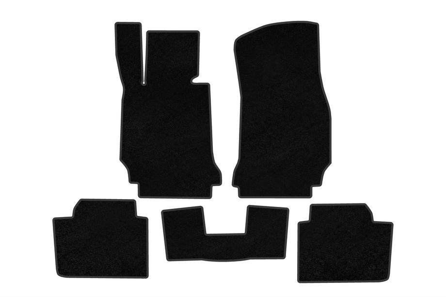 BMW 4 Series F32/F33/F36 2012-2020 Textile Floor Mats Classic (For F36, Black) Photo 1