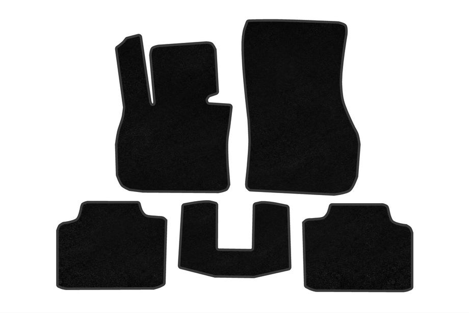 BMW X1/iX1 (U11) 2022- Textile Floor Mats Classic (For X1, Black) Image