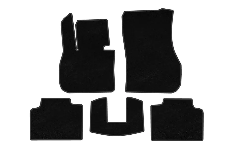 BMW X2 U10 2023- Textile Floor Mats Classic (For X2, Black) Image
