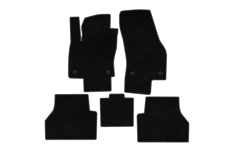 Ford Connect 2021- Textile Floor Mats Classic (Black) Image