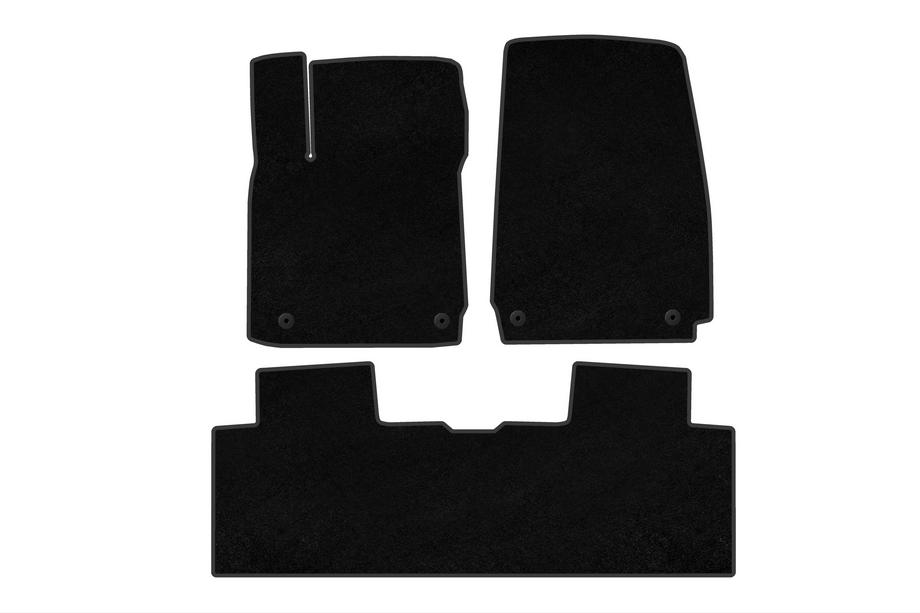 Hyundai Ioniq 6 2022- Textile Floor Mats Classic (Black) Image