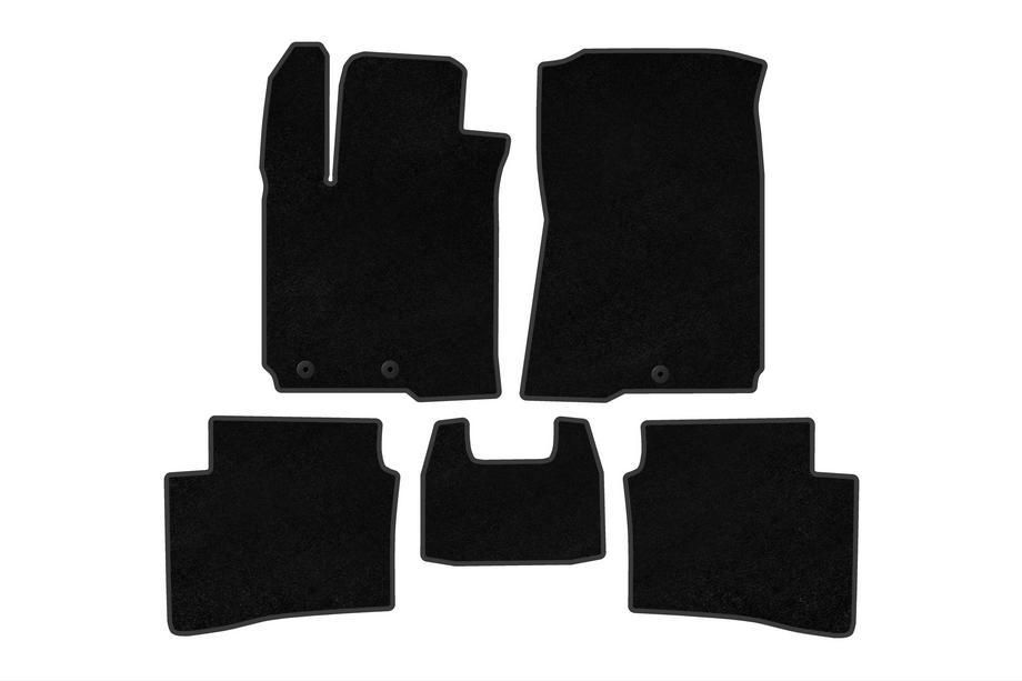 Hyundai I-20 2014-2020 Textile Floor Mats Classic (Black) Image