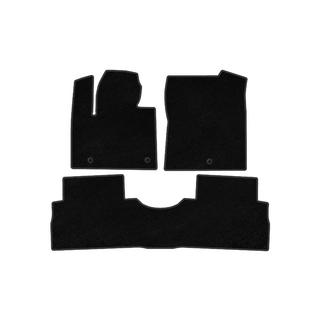 Textile Floor Mats Classic (2 Rows, Black) Hyundai Santa Fe 4 2018-2023 photo 1