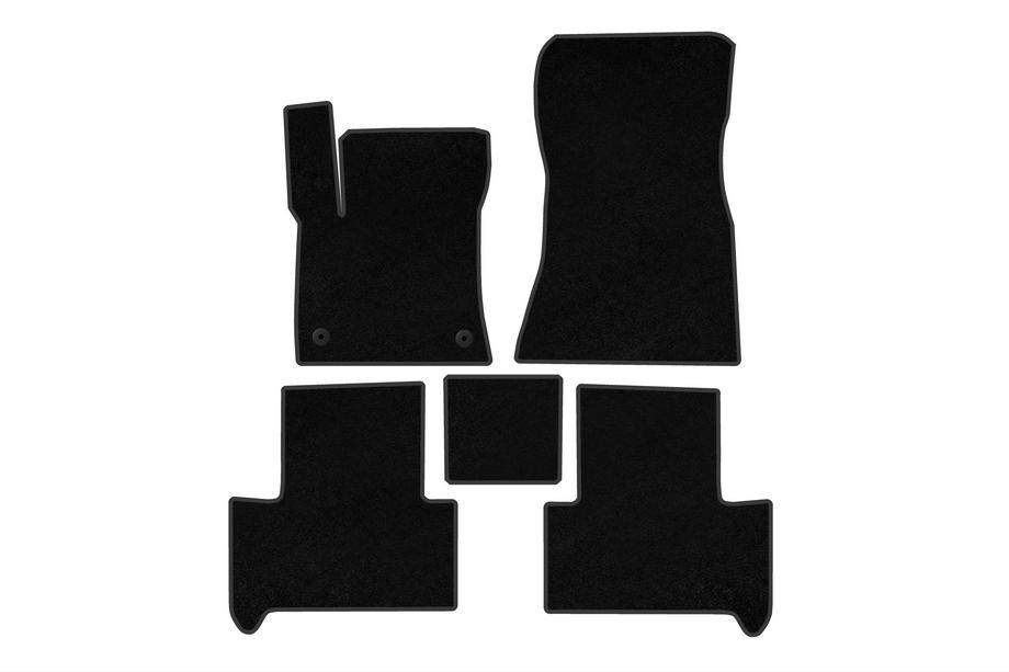 Mercedes EQB 2021- Textile Floor Mats Classic (Black) Image