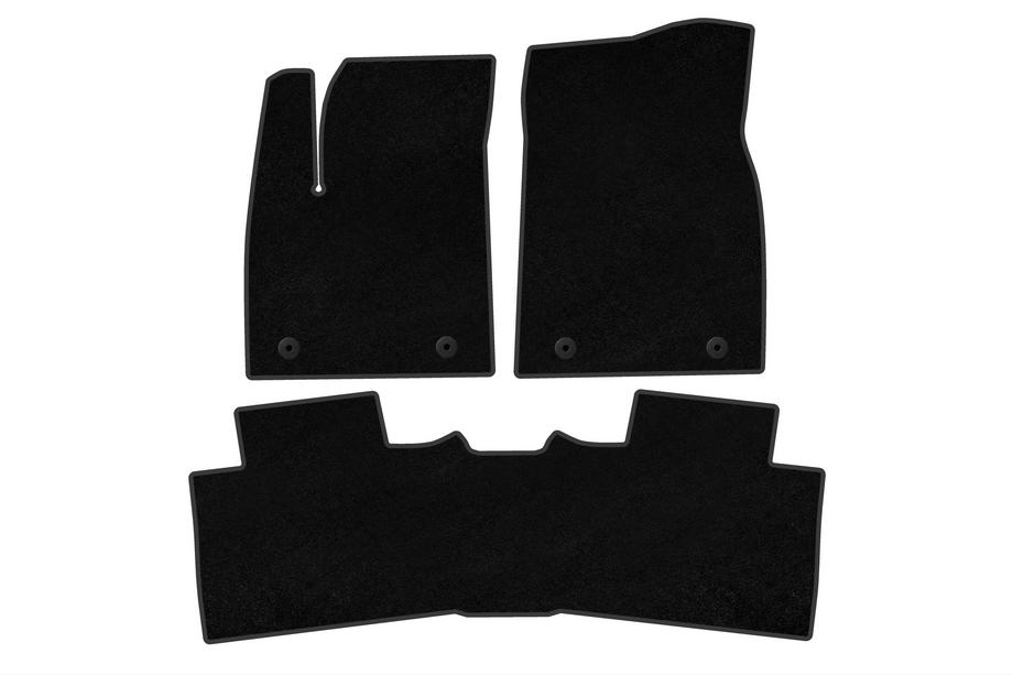 MG HS 2024- y. Textile Floor Mats Classic (Hybrid, Black) Image