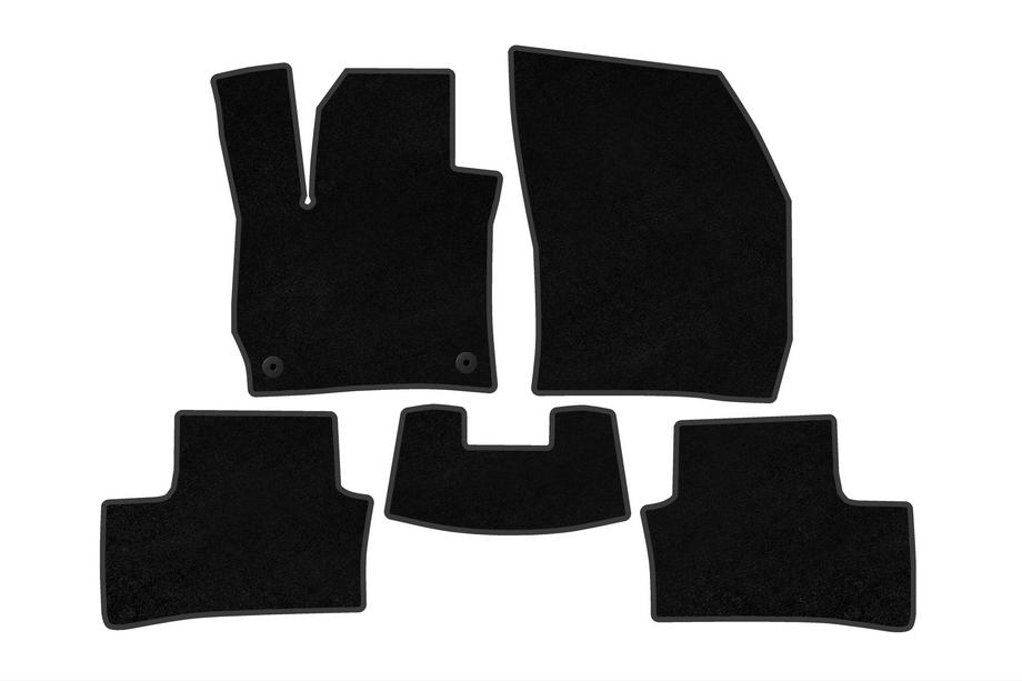 Opel Astra L 2022- Textile Floor Mats Classic (Electric, Black) Image