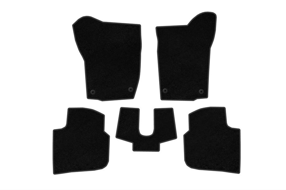 Seat Toledo 2012-2019 Textile Floor Mats Classic (Black) Image