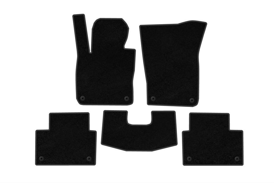 Volvo V60 2019- Textile Floor Mats Classic (SW, Black) Image