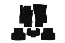 Volkswagen Taos/Tharu 2018–2024 Textile Floor Mats Classic (Black) photo 1