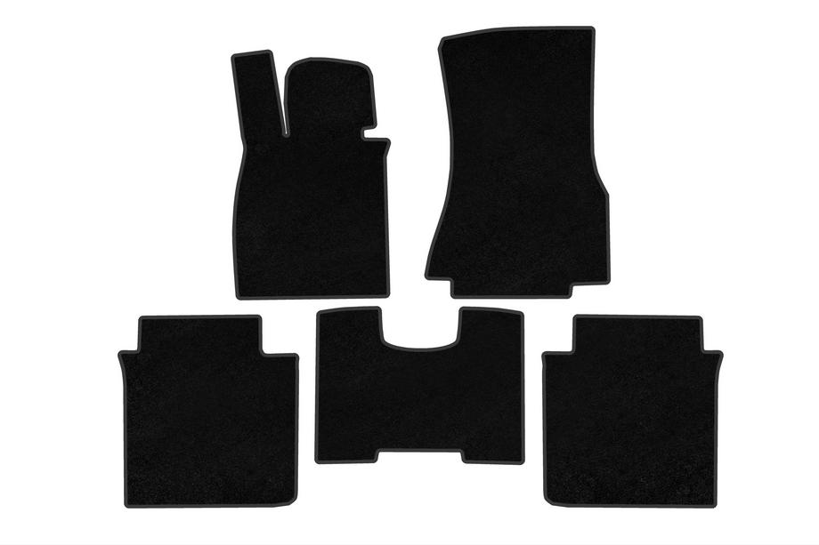 BMW 7 Series G70/G71 2022- Premium textile floor mats (for G70E, black) Image