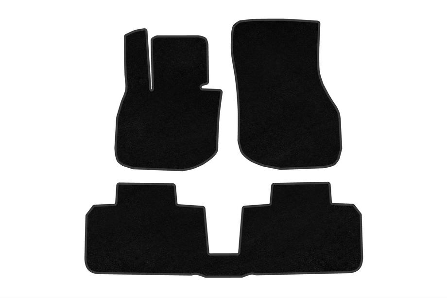 BMW X1/iX1 (U11) 2022- Textile Floor Mats Premium (For IX1, Black) Image