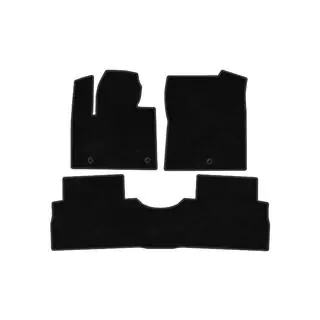 Textile Floor Mats Premium (2 Rows, Black) photo 1