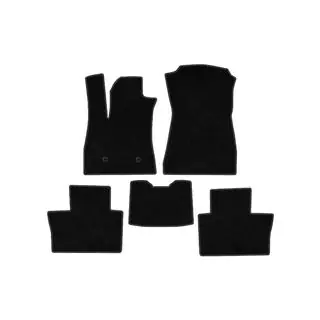 Textile Floor Mats Premium (Electric, Black) photo 2