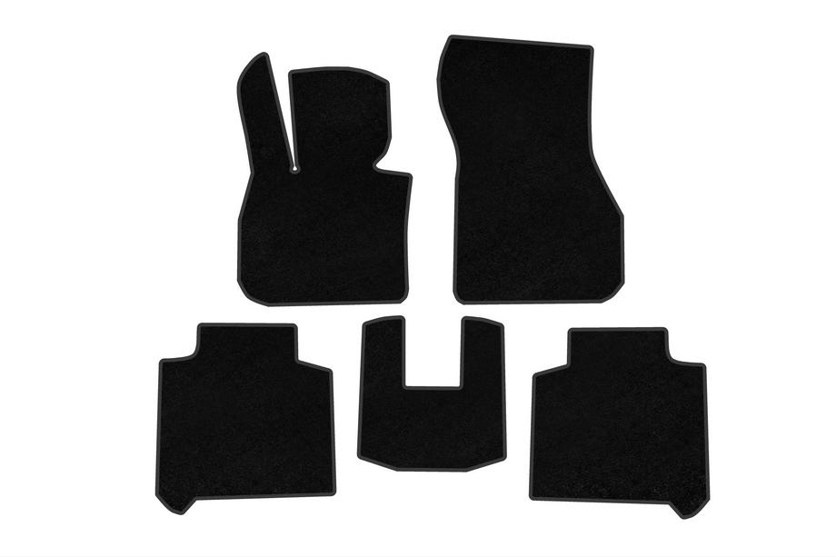 BMW 2 Series Active Tourer F45/F46 2014-2021 Deluxe Textile Floor Mats (2 Rows, For F46, Black) Image